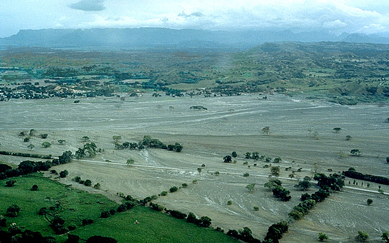 
Local na cidade de Armero