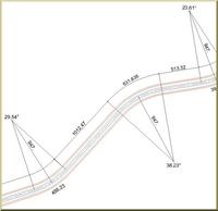 View of the proposed alignment:B