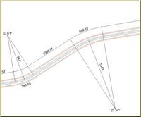 View of the proposed alignment:C