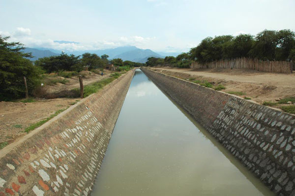 Canal de alimentao do reservatrio