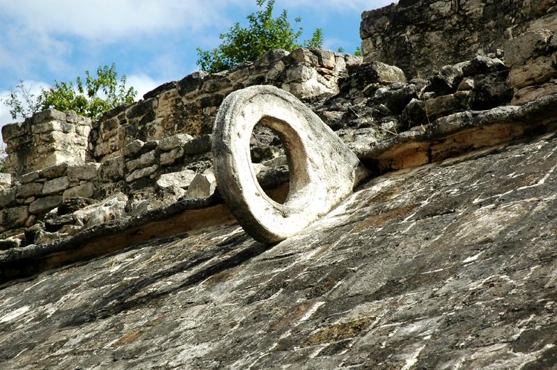 Ring at ball field, Coba, Mexico (2006).