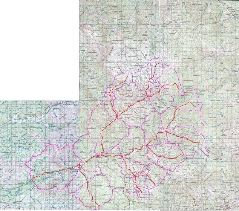 Mapa de la cuenca del Rio La Leche