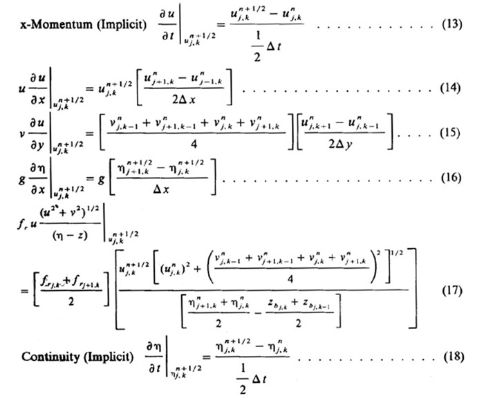 equations 11 and 12 