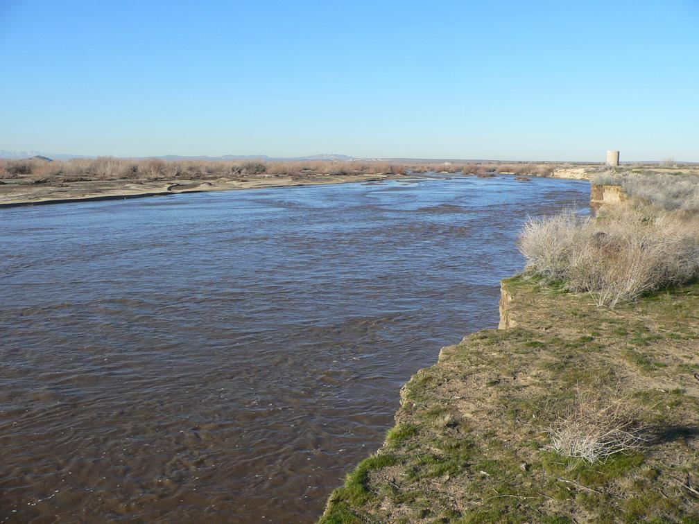 The Mohave river at Indian Trail, near Helendale, California