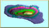 Tridimensional view of the Ojos Negros aquifer.