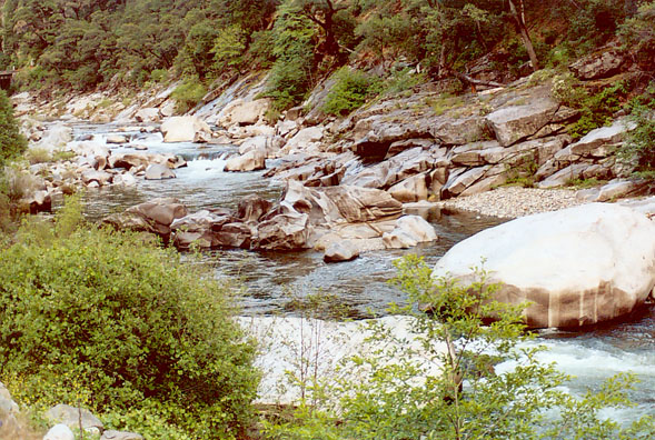 North Fork Feather river near Storrie, California.