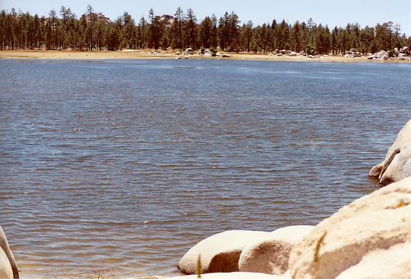 The Laguna Hanson, in the Sierra Juarez, Baja California.