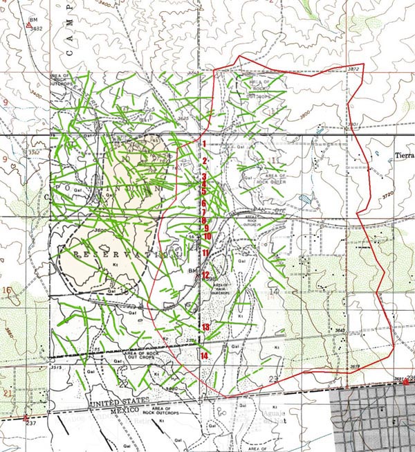 photogeologic lineaments