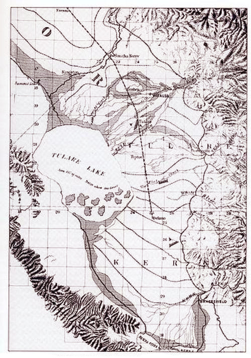 Tulare Lake basin, Central Valley, California.