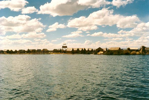 Island of the Uros, Lake Titicaca, Peru (2002).  