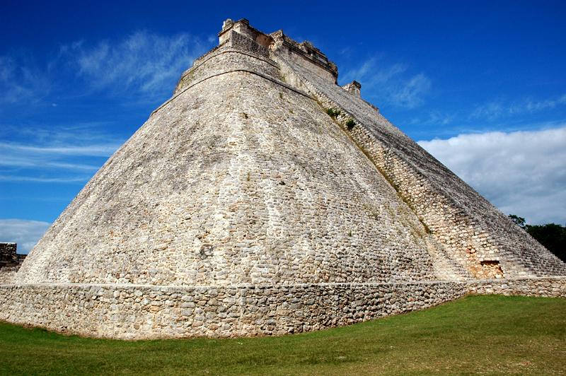 The pyramid of Uxmal, Mexico (2006).