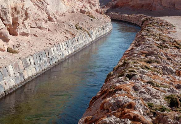 El canal de irrigacin La Cano.